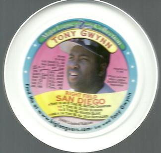 1999 FroZsnack's Highscreamers Lids #NNO Tony Gwynn Front