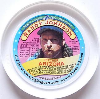 1999 FroZsnack's Highscreamers Lids #NNO Randy Johnson Front