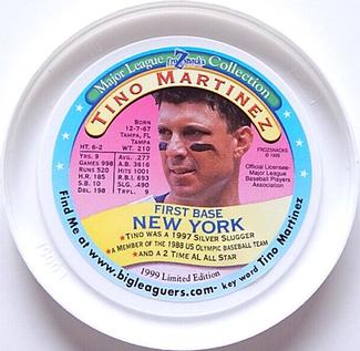 1999 FroZsnack's Highscreamers Lids #NNO Tino Martinez Front