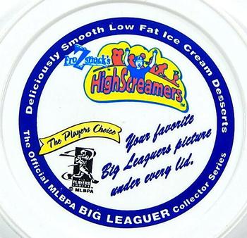 1999 FroZsnack's Highscreamers Lids - Blue Lid #NNO Roberto Alomar Back