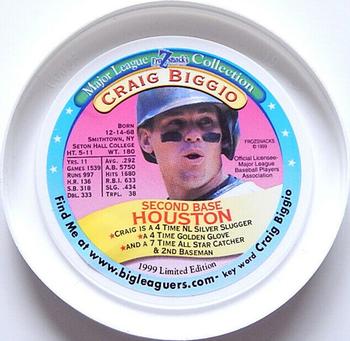1999 FroZsnack's Highscreamers Lids - Blue Lid #NNO Craig Biggio Front