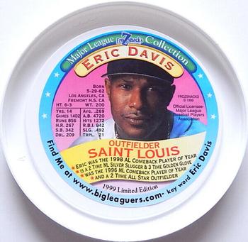 1999 FroZsnack's Highscreamers Lids - Blue Lid #NNO Eric Davis Front