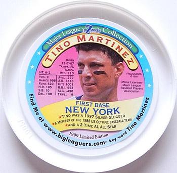 1999 FroZsnack's Highscreamers Lids - Blue Lid #NNO Tino Martinez Front