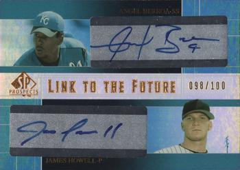 2004 SP Prospects - Link to the Future Dual Autographs #LF-BH Angel Berroa / James Howell Front