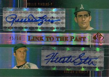 2004 SP Prospects - Link to the Past Dual Autographs #LP-RH Rollie Fingers / Huston Street Front