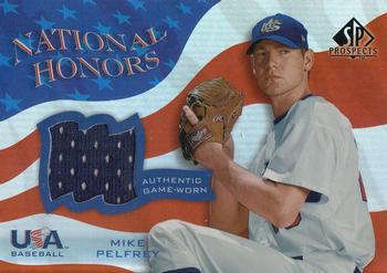 2004 SP Prospects - National Honors USA Jersey #NH-MP Mike Pelfrey Front