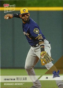 2018 Topps Now Road to Opening Day Milwaukee Brewers #OD-347 Jonathan Villar Front