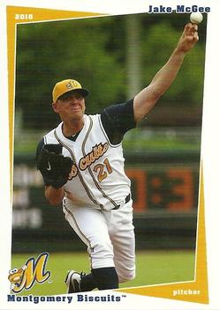 2010 Grandstand Montgomery Biscuits #NNO Jake McGee Front