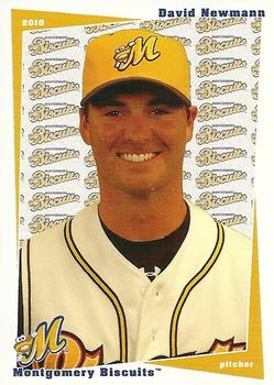 2010 Grandstand Montgomery Biscuits #NNO David Newmann Front
