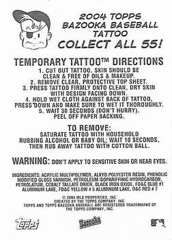 2004 Bazooka - Tattoos #NNO Troy Glaus Back