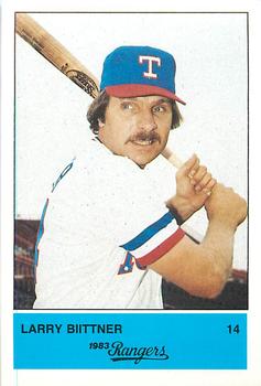 1983 Affiliated Food Stores Texas Rangers #NNO Larry Biittner Front