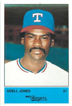 1983 Affiliated Food Stores Texas Rangers #NNO Odell Jones Front