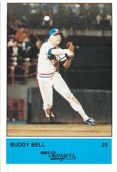 1983 Affiliated Food Stores Texas Rangers #NNO Buddy Bell Front