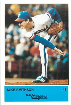 1983 Affiliated Food Stores Texas Rangers #NNO Mike Smithson Front