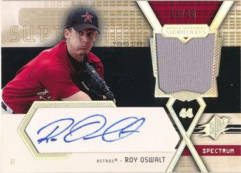 2004 SPx - Swatch Supremacy Signatures Young Stars Spectrum #RO Roy Oswalt Front