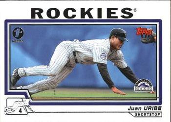 2004 Topps 1st Edition #87 Juan Uribe Front