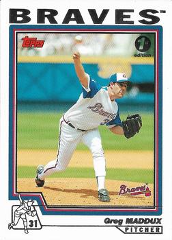 2004 Topps 1st Edition #140 Greg Maddux Front