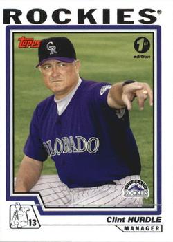 2004 Topps 1st Edition #276 Clint Hurdle Front