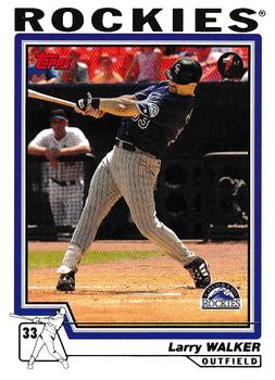 2004 Topps 1st Edition #512 Larry Walker Front
