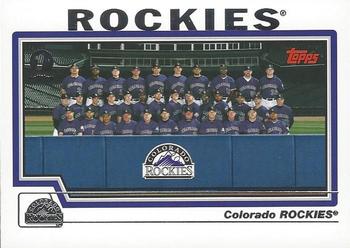 2004 Topps 1st Edition #647 Colorado Rockies Front