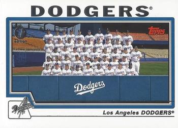 2004 Topps 1st Edition #652 Los Angeles Dodgers Front