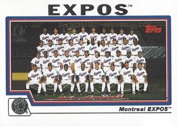 2004 Topps 1st Edition #655 Montreal Expos Front