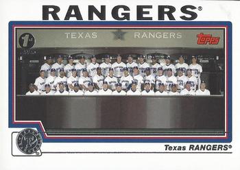 2004 Topps 1st Edition #666 Texas Rangers Front