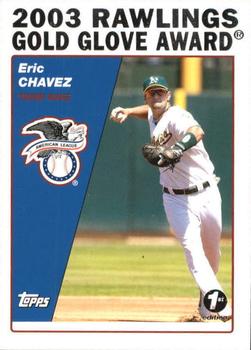 2004 Topps 1st Edition #700 Eric Chavez Front