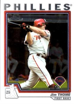 2004 Topps Chrome #1 Jim Thome Front