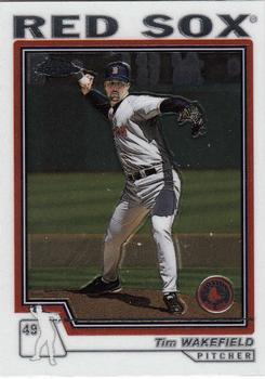 2004 Topps Chrome #5 Tim Wakefield Front