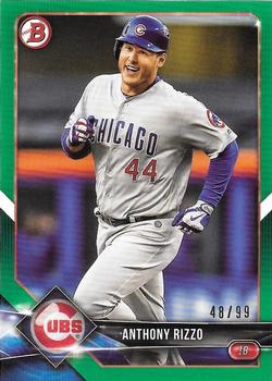 2018 Bowman - Green #33 Anthony Rizzo Front