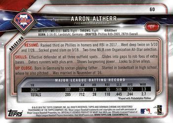 2018 Bowman - Green #60 Aaron Altherr Back