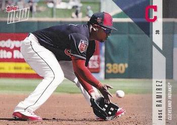 2018 Topps Now Road to Opening Day Cleveland Indians #OD-96 Jose Ramirez Front