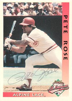 1997 Alpine Lace All-American Summer #NNO Pete Rose Front