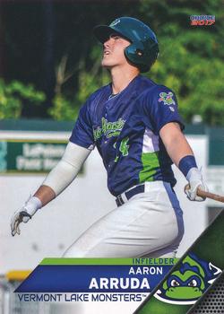 2017 Choice Vermont Lake Monsters #4 Aaron Arruda Front