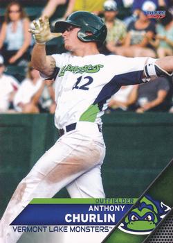 2017 Choice Vermont Lake Monsters #7 Anthony Churlin Front