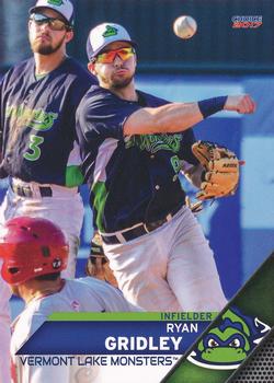 2017 Choice Vermont Lake Monsters #16 Ryan Gridley Front