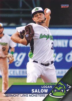 2017 Choice Vermont Lake Monsters #33 Logan Salow Front