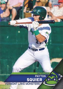 2017 Choice Vermont Lake Monsters #34 Payton Squier Front