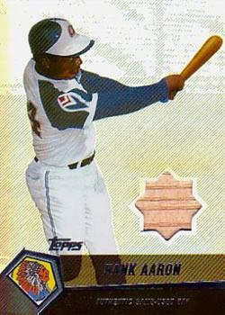2004 Topps Clubhouse Collection #HA Hank Aaron Front