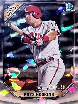 2018 Bowman - Chrome Rookie of the Year Favorites Atomic #ROYF-RH Rhys Hoskins Front