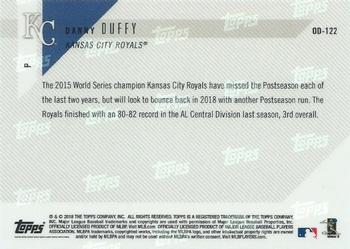 2018 Topps Now Road to Opening Day Kansas City Royals #OD-122 Danny Duffy Back