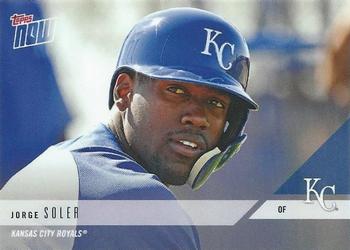 2018 Topps Now Road to Opening Day Kansas City Royals #OD-123 Jorge Soler Front
