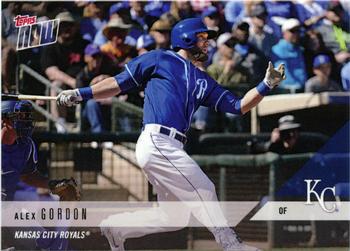 2018 Topps Now Road to Opening Day Kansas City Royals #OD-124 Alex Gordon Front