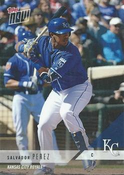 2018 Topps Now Road to Opening Day Kansas City Royals #OD-127 Salvador Perez Front