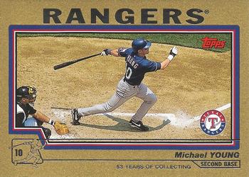 2004 Topps - Gold #41 Michael Young Front