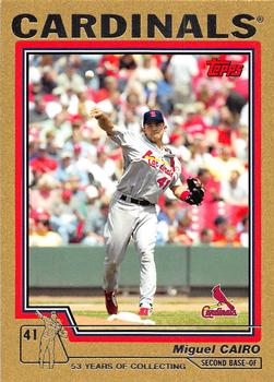 2004 Topps - Gold #157 Miguel Cairo Front