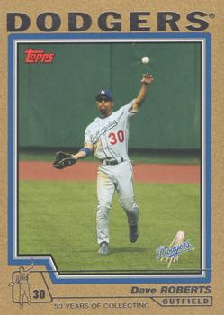 2004 Topps - Gold #242 Dave Roberts Front