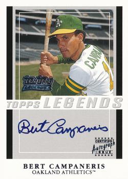 2004 Topps - Team Topps Legends Autographs #TT-BC Bert Campaneris Front