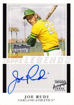 2004 Topps - Team Topps Legends Autographs #TT-JR Joe Rudi Front